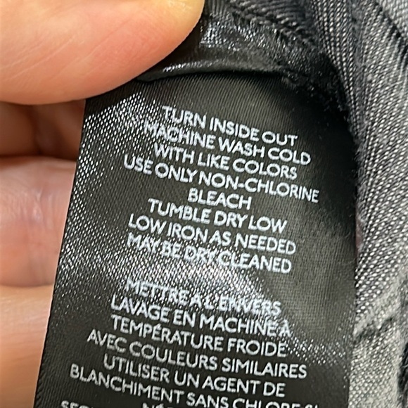 BY ANTHROPOLOGIE Canvas Tapered Embroidered Side Stripe  Trouser Ankle Pants 6 - Picture 16 of 16